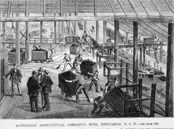 A.A. Company Coal works at Newcastle