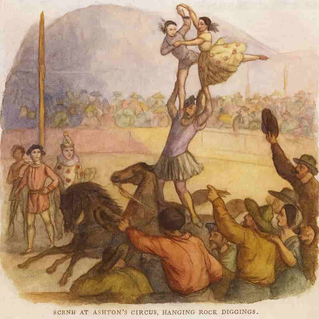 AI rendered image of Ashton's Circus from the  Illustrated Sydney News View title info Sat 6 May 1854