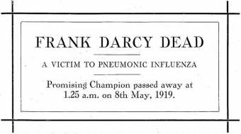 Death of Frank Darcy