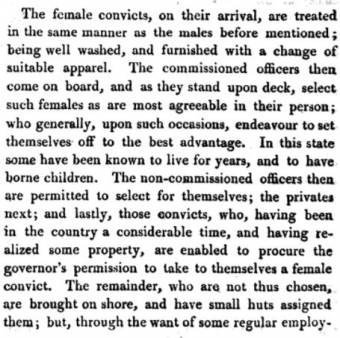 Female prisoners in 1802 -03 - Lieut. George Bond