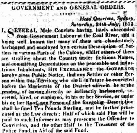 Government Orders 1813