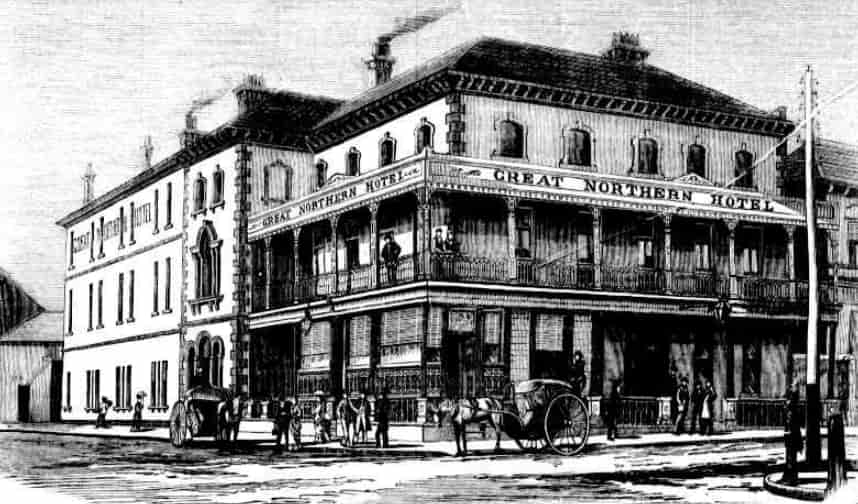 Great Northern Hotel, Watt Street Newcastle. Australian Town and Country Journal (Sydney, NSW : 1870 - 1907) Sat 4 Oct 1879