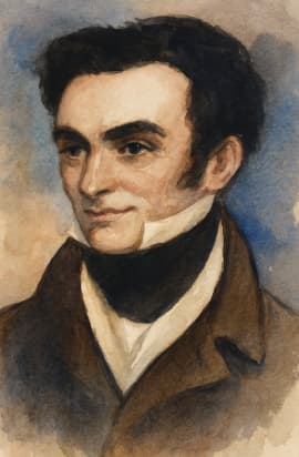 AI generated image of James Busby