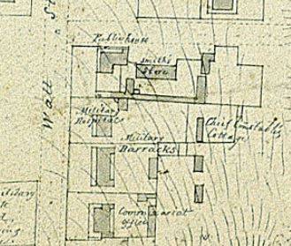 The location of John Smith's Store and Inn can be seen on John Armstrong's map of Newcastle 1830