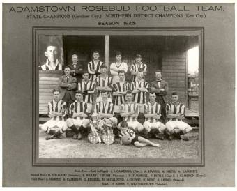 Rosebuds soccer team - Adamstown