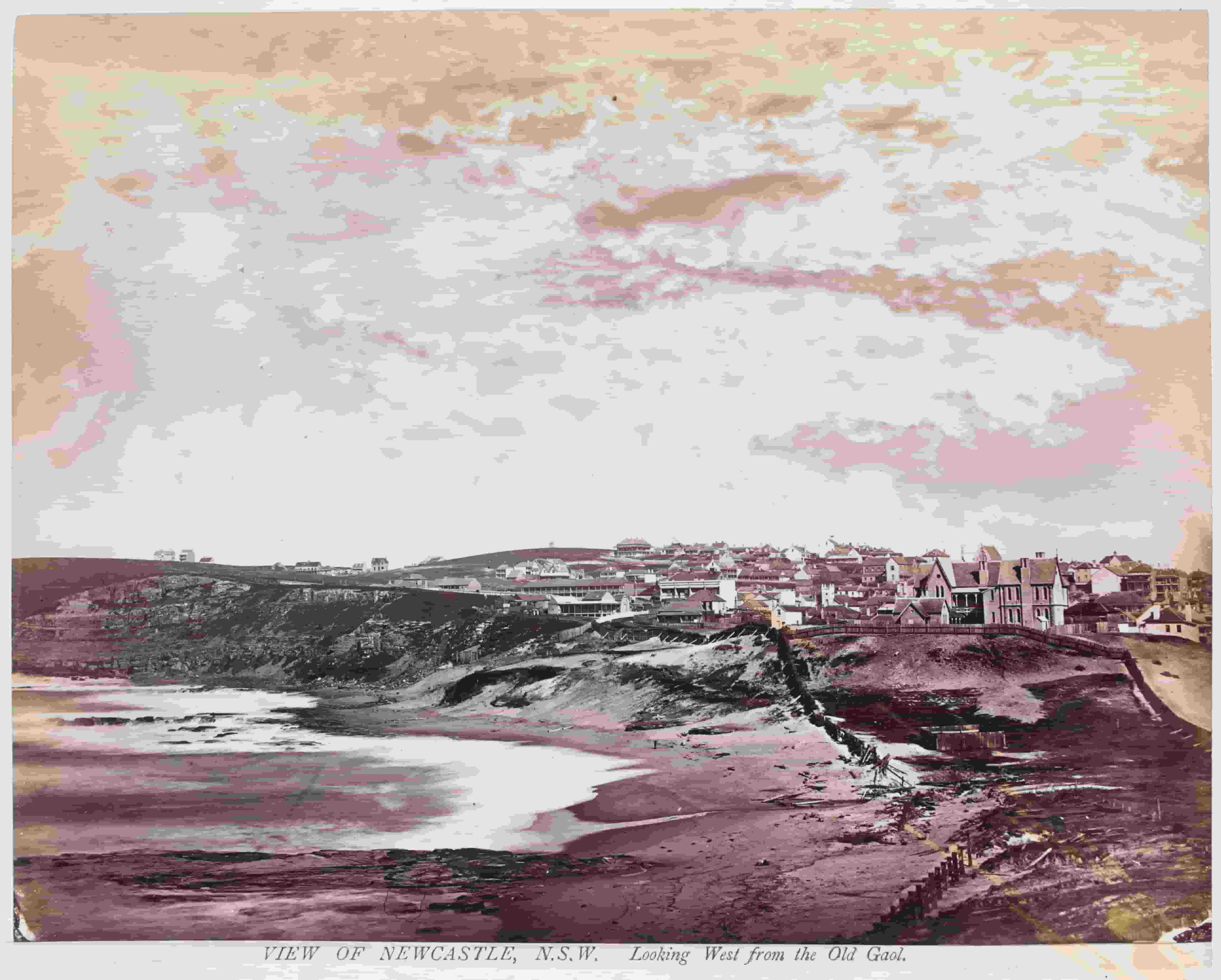View of Newcastle looking West from the Old Gaol - UON